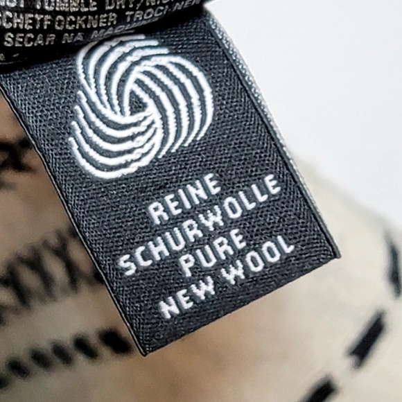 80s Laurel by Escada Wool Knit Vest Black White Double Breasted XS Germany - Picture 11 of 12